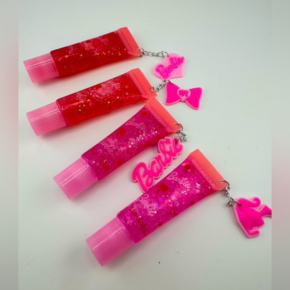 Barbie Other - Barbie 4 pack Keychain gloss glitter- Brand new!